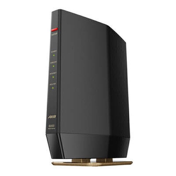 無線LAN親機 WiFi6対応ルーター プレミアムモデル 11ax マットブラック WSR-6000AX8P/DMB