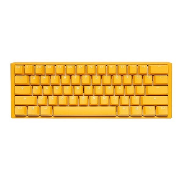 メカニカルキーボード One 3 Yellow Ducky Mini RGB Cherry Silver イエロー