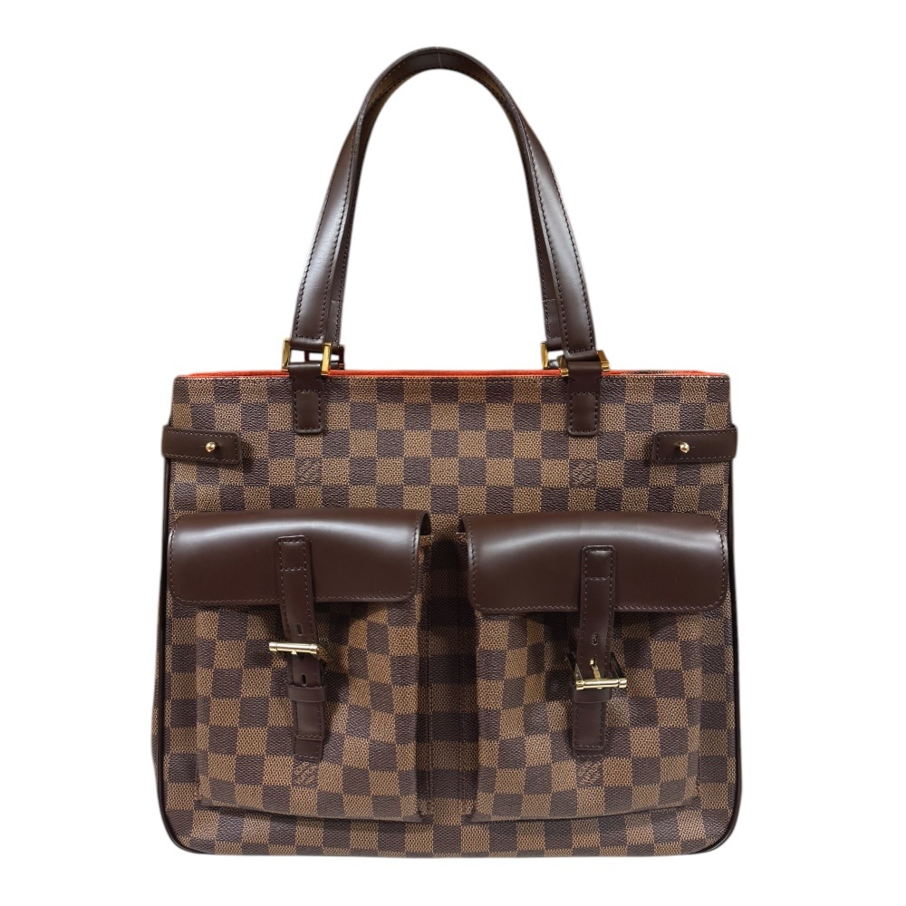 ルイヴィトン ユゼス ダミエ ハンドバッグ ダミエキャンバス N51128 ブラウン LOUIS VUITTON 中古