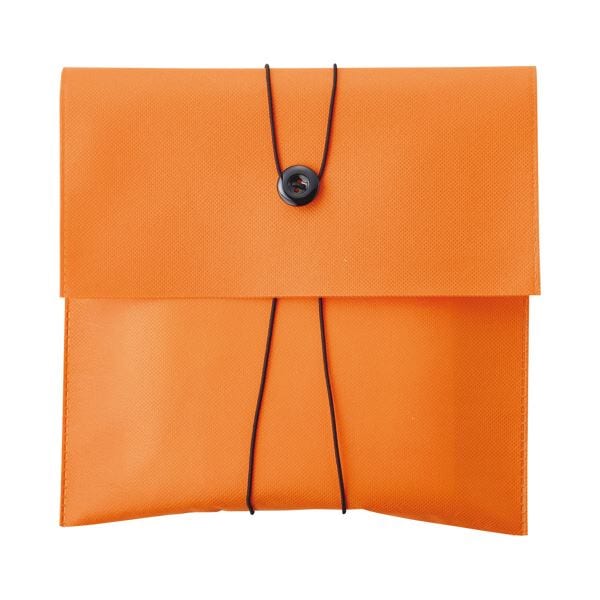 （まとめ）ヘッズ 不織布パーツ付ギフトバッグ S オレンジ FPO-BS 1枚[x5セット]