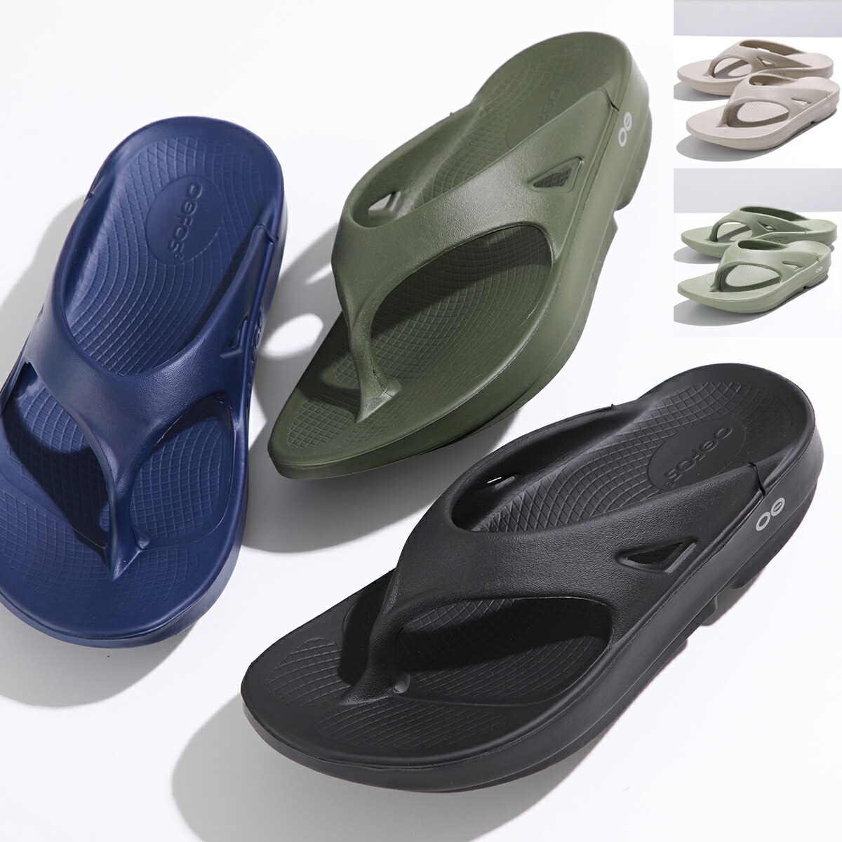 OOFOS ウーフォス リカバリーサンダル OOriginal 1000 thong レディース トングサンダル ビーチサンダル ロゴ EVA 靴 カラー5色