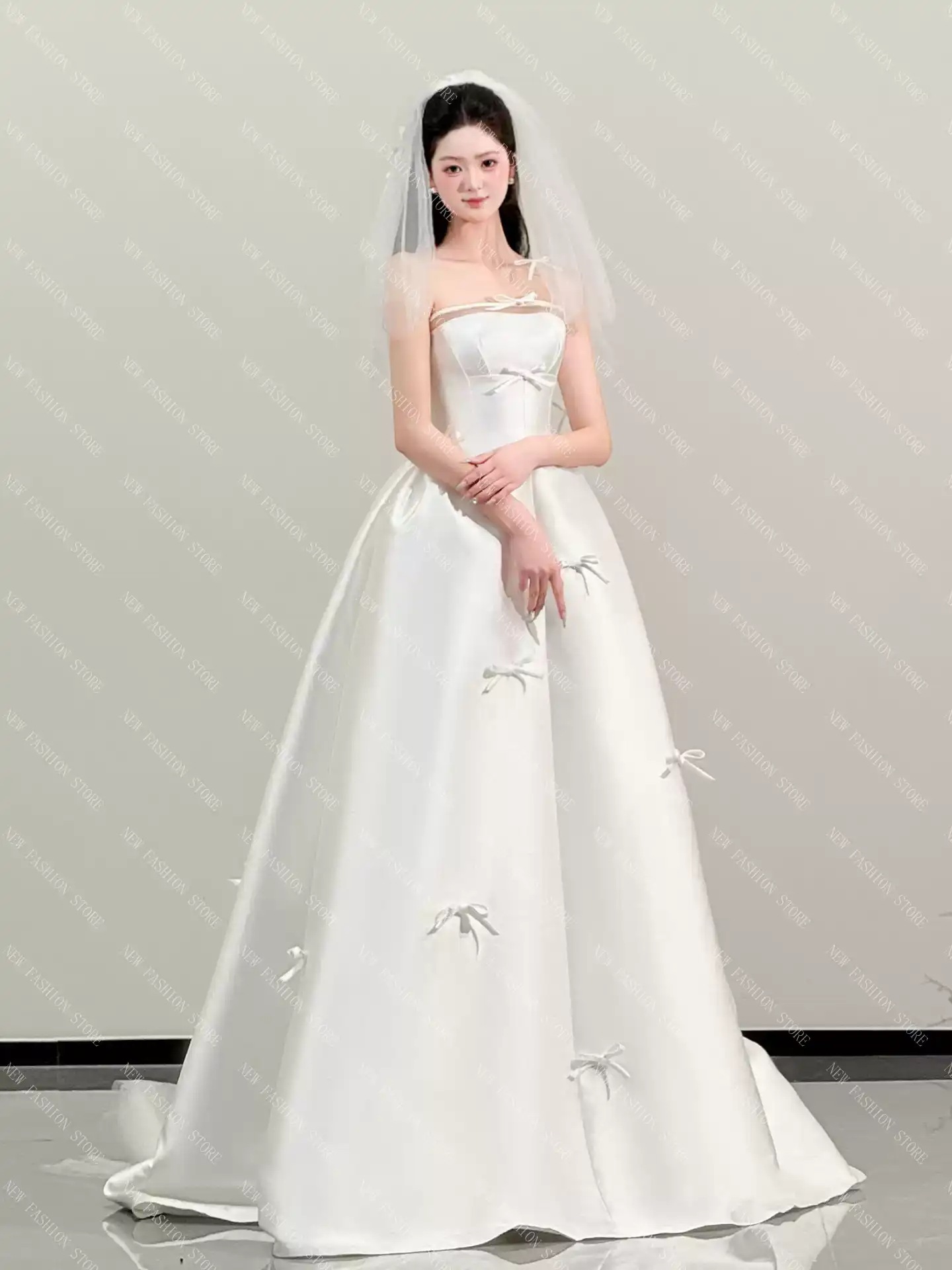 ウエディングドレス 白-51