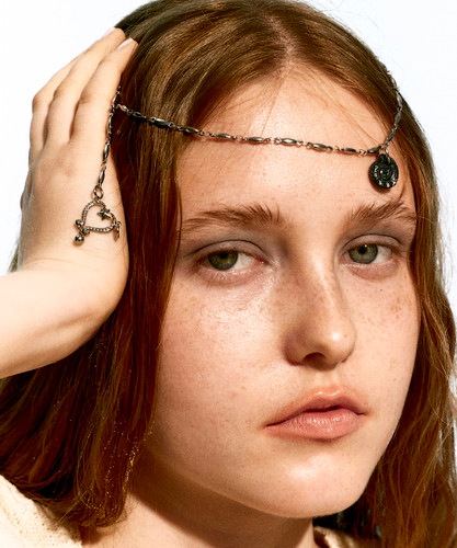 NFF eddy bold chain necklace black エディボールドチェーンネックレス ブラック 韓国アクセ