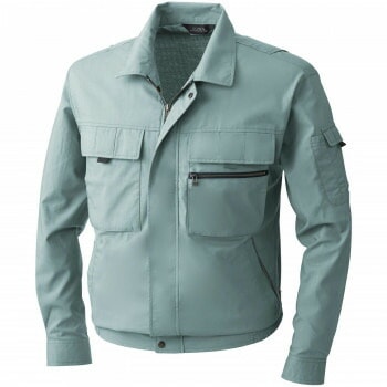 桑和 483 長袖ブルゾン Lサイズ モスグリーン（107）