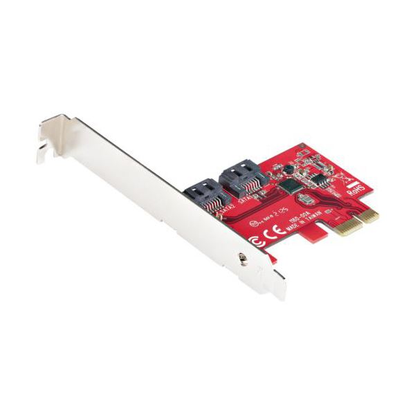 StarTech.com SATA 2ポート増設 PCI Expressインターフェースカード 2P6G-PCIE-SATA-CARD1個 8,530円