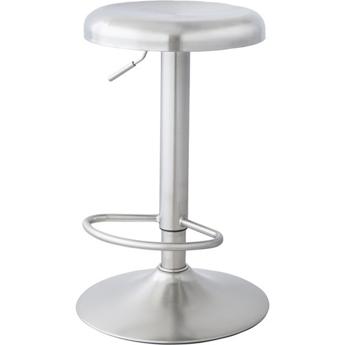 カウンタースツール RKC-271SV 丸椅子 回転 昇降 カフェ バー 大人 おしゃれ シルバー BAR cafe カウンターチェア ハイスツール