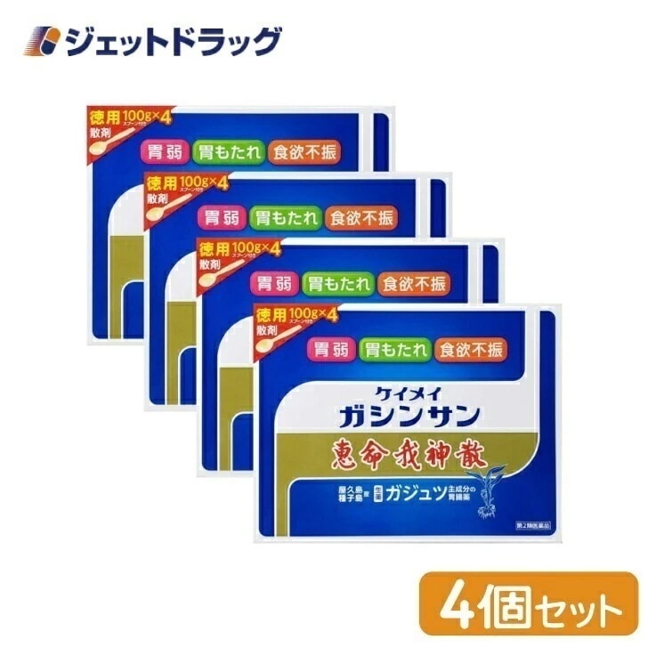【第2類医薬品】恵命我神散 100g 4袋入 ×4個 16,626円