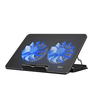 ラップトップラジエーターゲームラップトップブラケットパッドコンピュータ調整可能な速度排気ファンベース空冷 Lenovo Apple Asus Dell に適しています