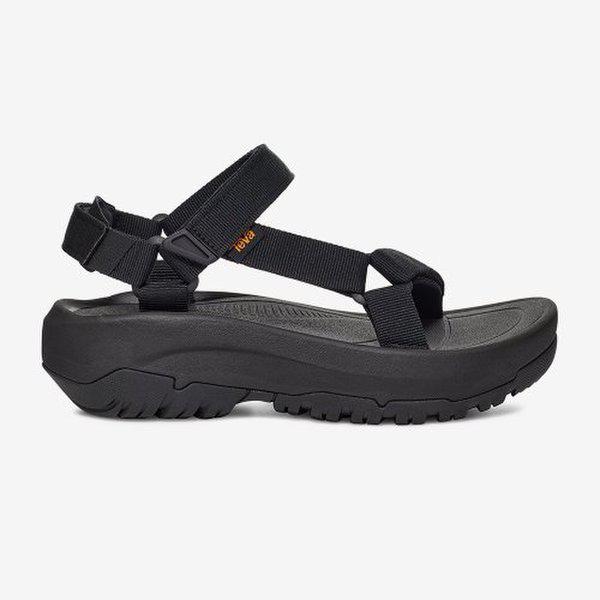TEVA 背が高くなる女性用コンフォートアクアサンダル ハリケーン XLT2 アンプソール STVF2511270-BLK
