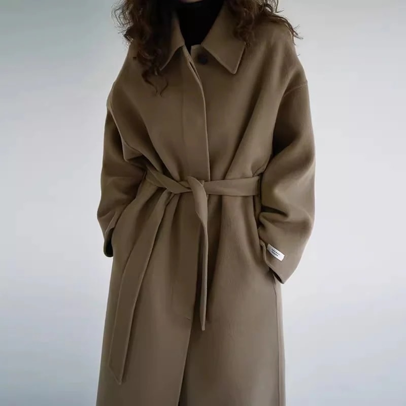 Hot!!!チェスターコート レディース コート ロング丈 ラシャ アウター 無地 カジュアル 秋冬 ゆったり イベント ギフト 大人