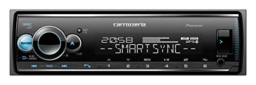Pioneer カーオーディオ MVH-6600 1D メカレス Bluetooth USB iPo
