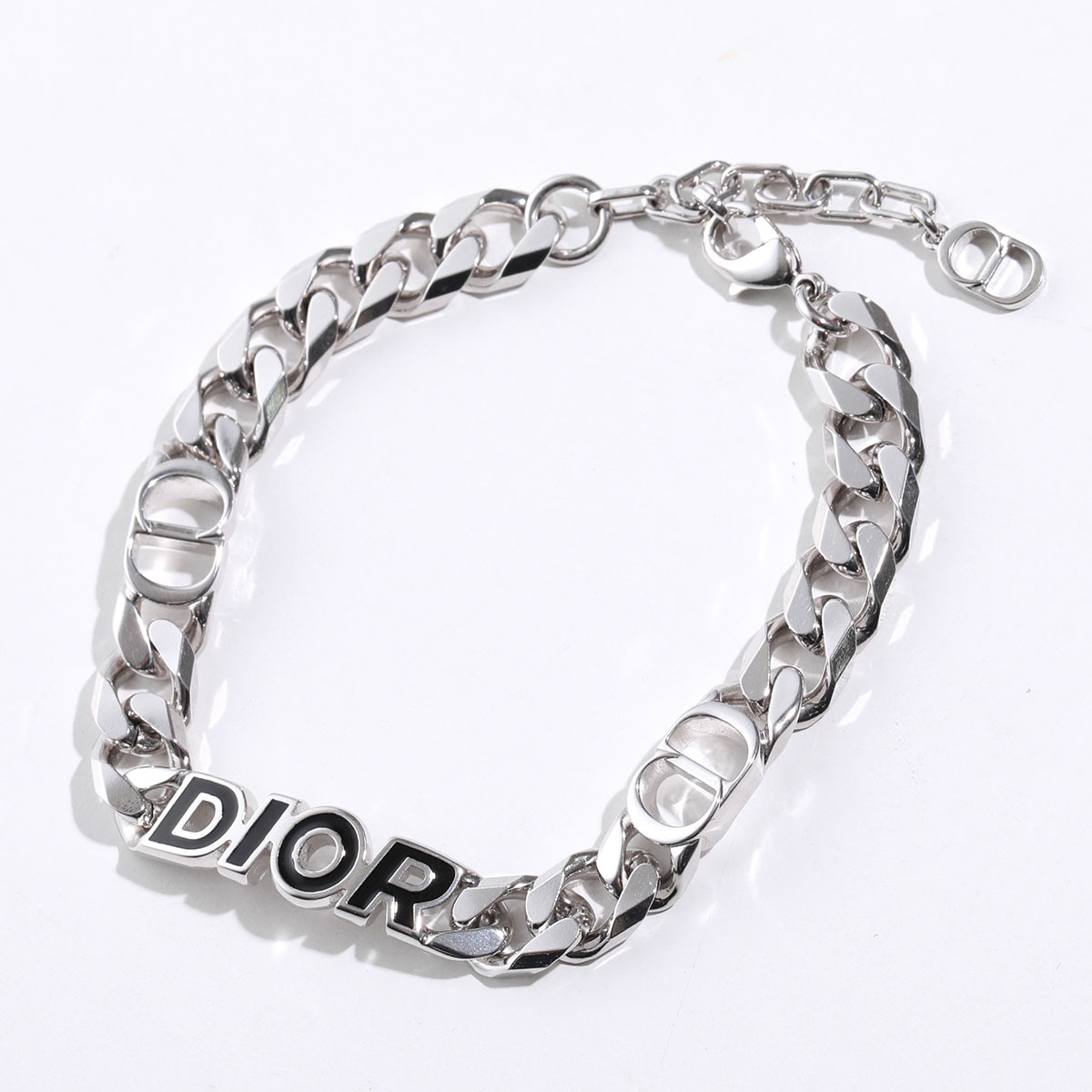 Dior ディオール ITALIC チェーンリンク ブレスレット B2439HOMMT レディース チェーン ロゴ アクセサリー 004/palla-black