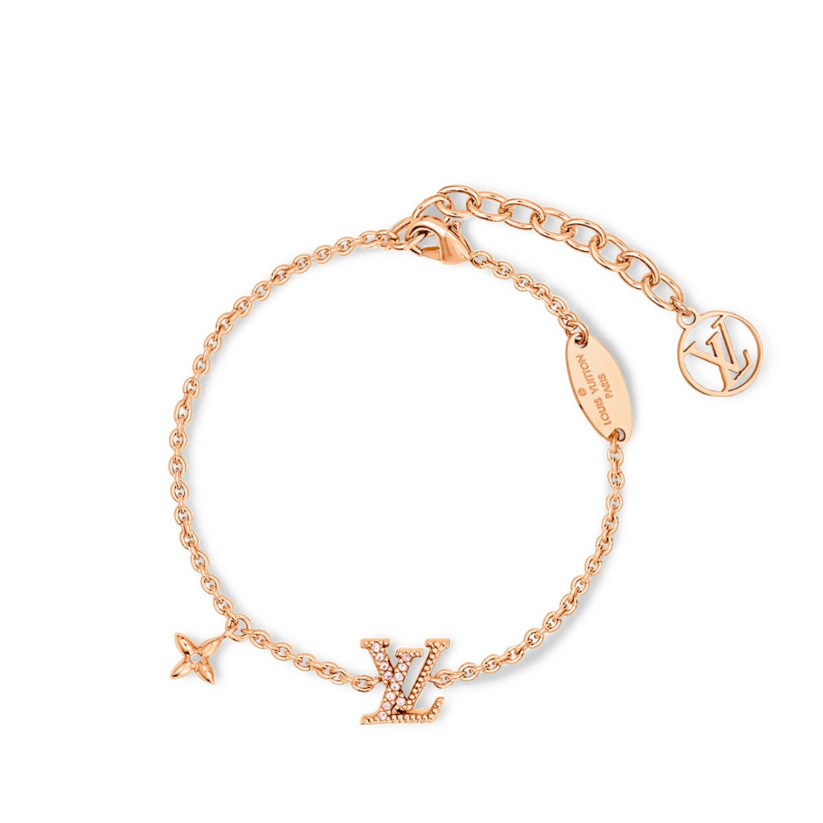LV ブレスレット LV アイコニック ピンクゴールド M0942A