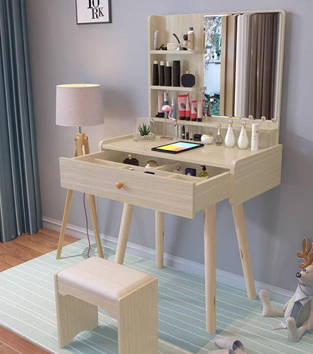 ミニマルな寝室用家具ドレッシングテーブルメイクアップ洗面化粧品ドレッサーテーブル