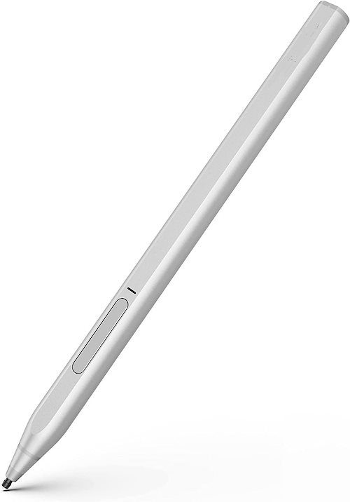 Surface用タッチペン Surfaceと完全に一致 磁気吸着機能 surface penと同じ初のD形デザイン 高速充電 4096圧力感度 ストリームラインのアルミ製本体