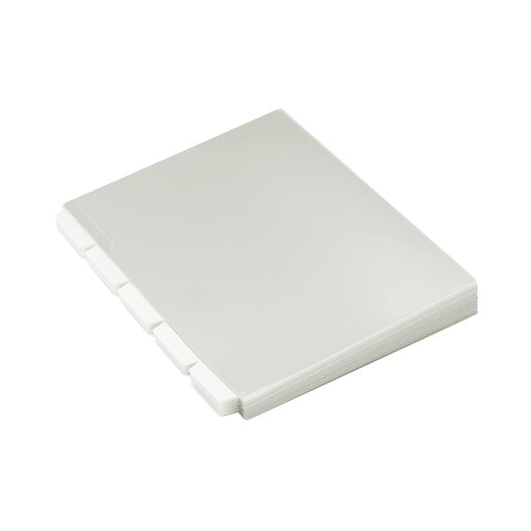 （まとめ）コクヨ ファイリングホルダー（5山見出し）A4 透明 フ-GM750-50T 1箱（10組50枚）(×2セット)