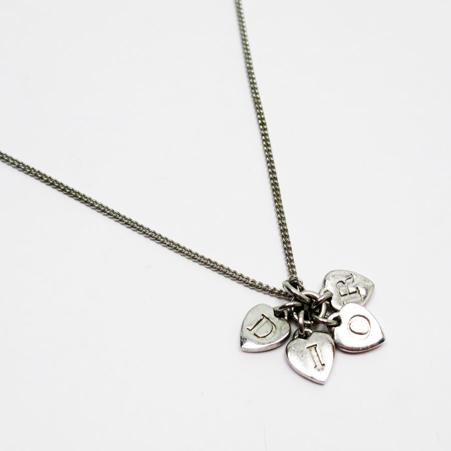 クリスチャンディオール Christian Dior ネックレス メタル シルバー レディース g3797a