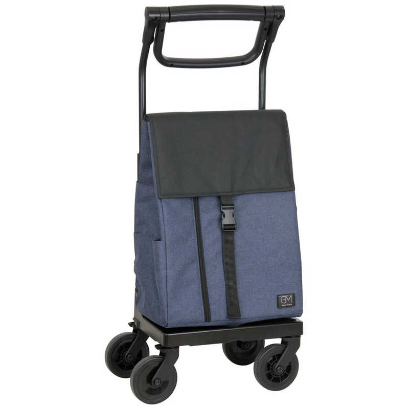 GRANMARIE　保冷温仕様ショッピングカート (ネイビー ストッパー付き)　GM-124ST-NV