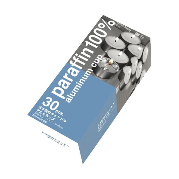 (まとめ) カメヤマ 日本製のキャンドルアルミカップ 1パック(30個) (×10セット)