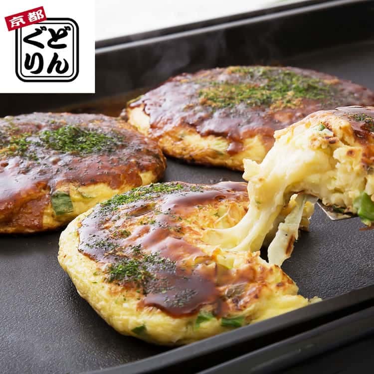 「京都どんぐり」 京野菜の入った京風お好み焼きセット (京都ぽーく玉いか玉もちチーズ玉 3種 計6枚) 離島は配送不可 7220001 お歳暮 お中元 お土産 ご進物 ギフト 贈り物に最適