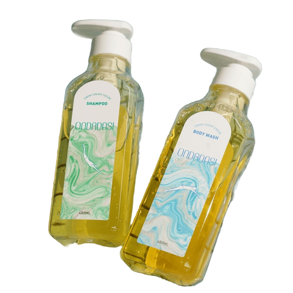 恩田だし プール専用ケア 水泳 ヘアシャンプー&ボディウォッシュセット 480ml