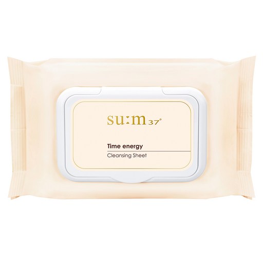 タイムエネルギークレンジングシート50枚入1枚 拭き取り簡単 旅行携帯用