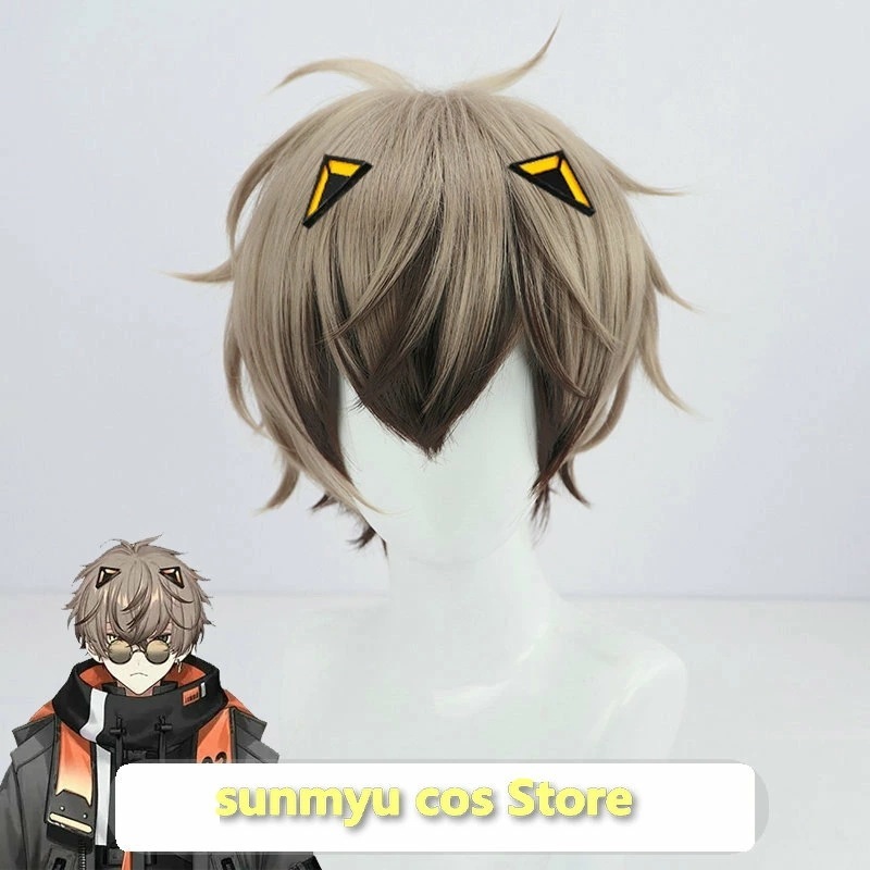 にじさんじ Vtuber バーチャル アルバーン・ノックス コスプレウィッグ＋髪飾り