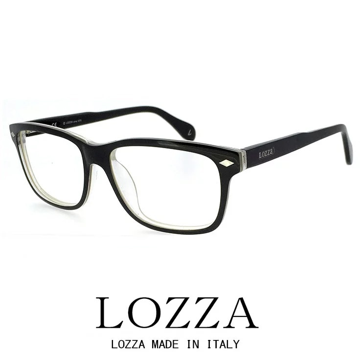 LOZZA ロッツァ メガネ バネ蝶番 vl1941-p71 ボストン 眼鏡 Brendon [ メンズ 男性用 ] [ 度付き伊達メガネクリアサングラス老眼鏡として 対応可能な UVカット レ