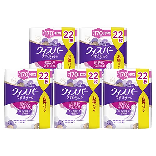 サイズ：3)170cc 110枚 [まとめ買い]ウィスパー うすさら安心 170cc 32cm 11