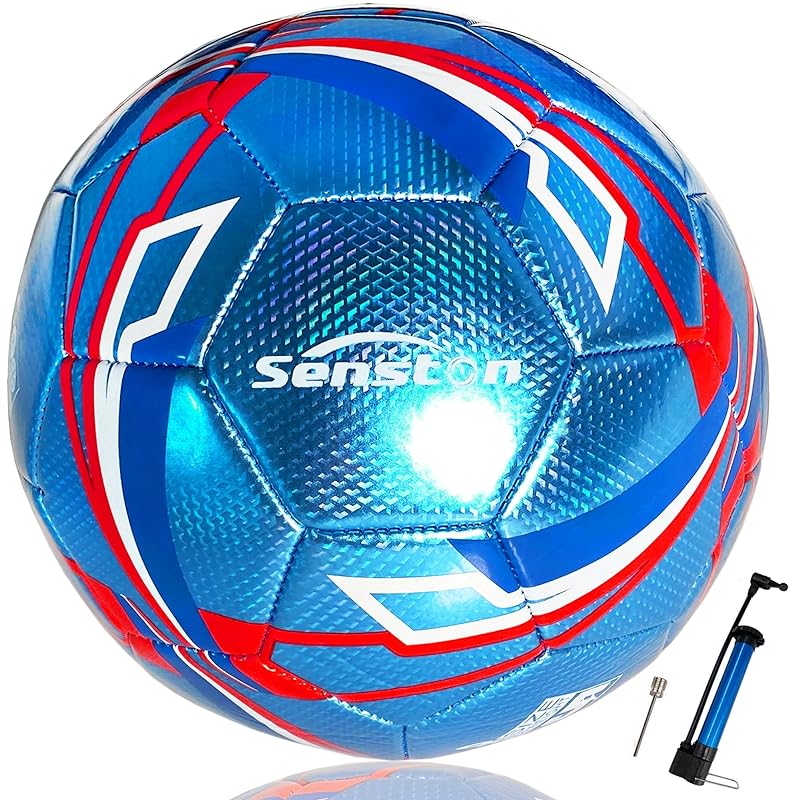 Senston サッカーボール 4号 サッカー 中学 一般 大学 高校用 練習球 検定球 フットサル
