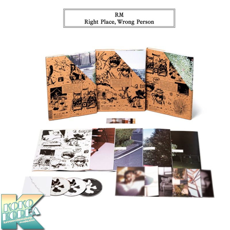(３種セット) BTS RM - Right Place, Wrong Person