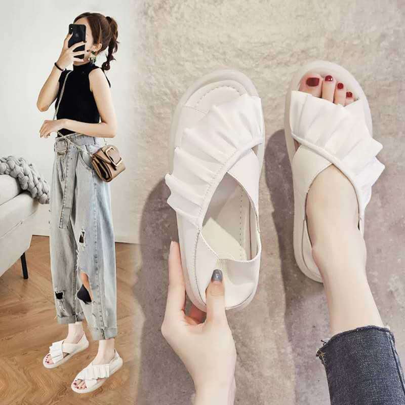 団体購入10件新作入荷 サンダル レディース スリッパ 美脚 ビーチ 可愛くて独特なデザインのシューズ