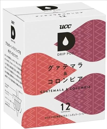 UCC ドリップポッド 専用カプセル グァテマラ&コロンビア 12杯分 90g ポッド・カプセル
