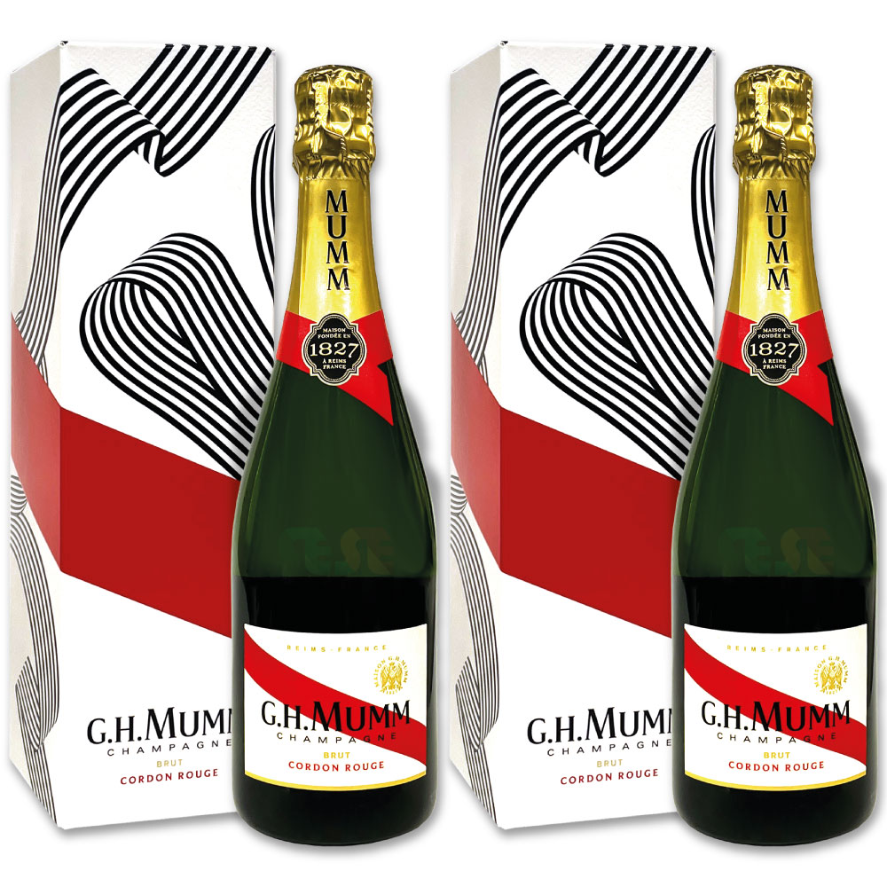[正規品] マム グラン コルドン 2本セット 750ml / NV 白 辛口 ギフトBox入りメゾン マム G.H.MUMM シャンパン お祝い