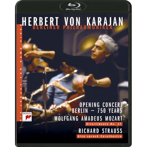 ヘルベルト・フォン・カラヤン ／ カラヤンの遺産 ベルリン市750周年記念コンサート モーツァルト:ディヴェルティ.. (Blu-ray) SIXC-56 4,755円