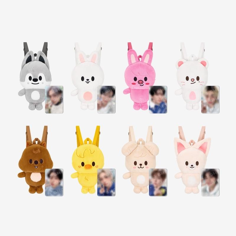 【公式】(条件付き特典) Stray Kids SKZOO PLUSH BACKPACK [ 6TH FANMEETING STAY in Our Little House ] MD ぬいぐるみ