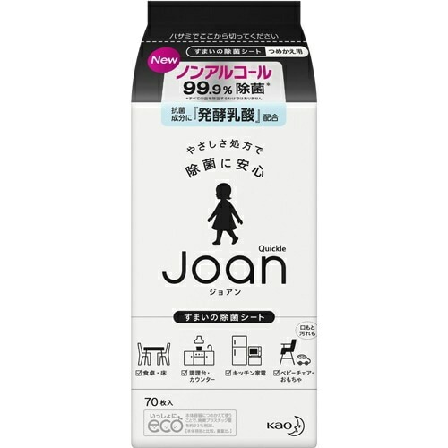 花王 クイックルｊｏａｎ ジョアン 爆売りセール開催中 すまいの除菌シート 詰め替え７０枚