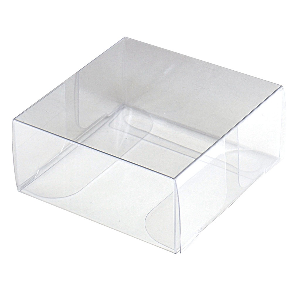 （まとめ買い）ササガワ オリジナルワークス 透明ボックス S 55x55x25mm 50枚入 50-150 [x3]