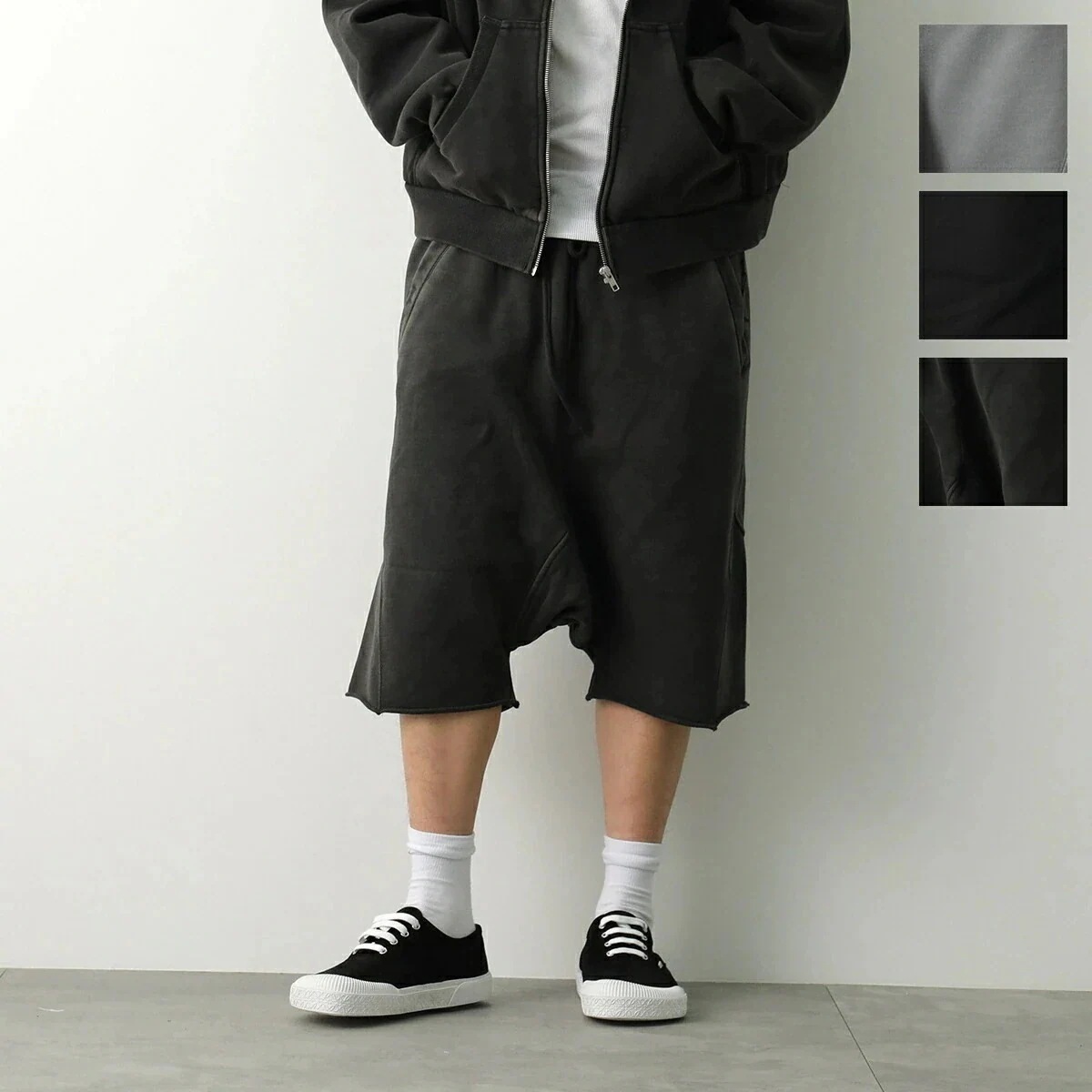 ENTIRE STUDIOS エンタイアスタジオ スウェットパンツ HEAVY DROP SHORT ヘビードロップショーツ ES2256 メンズ ハーフパンツ