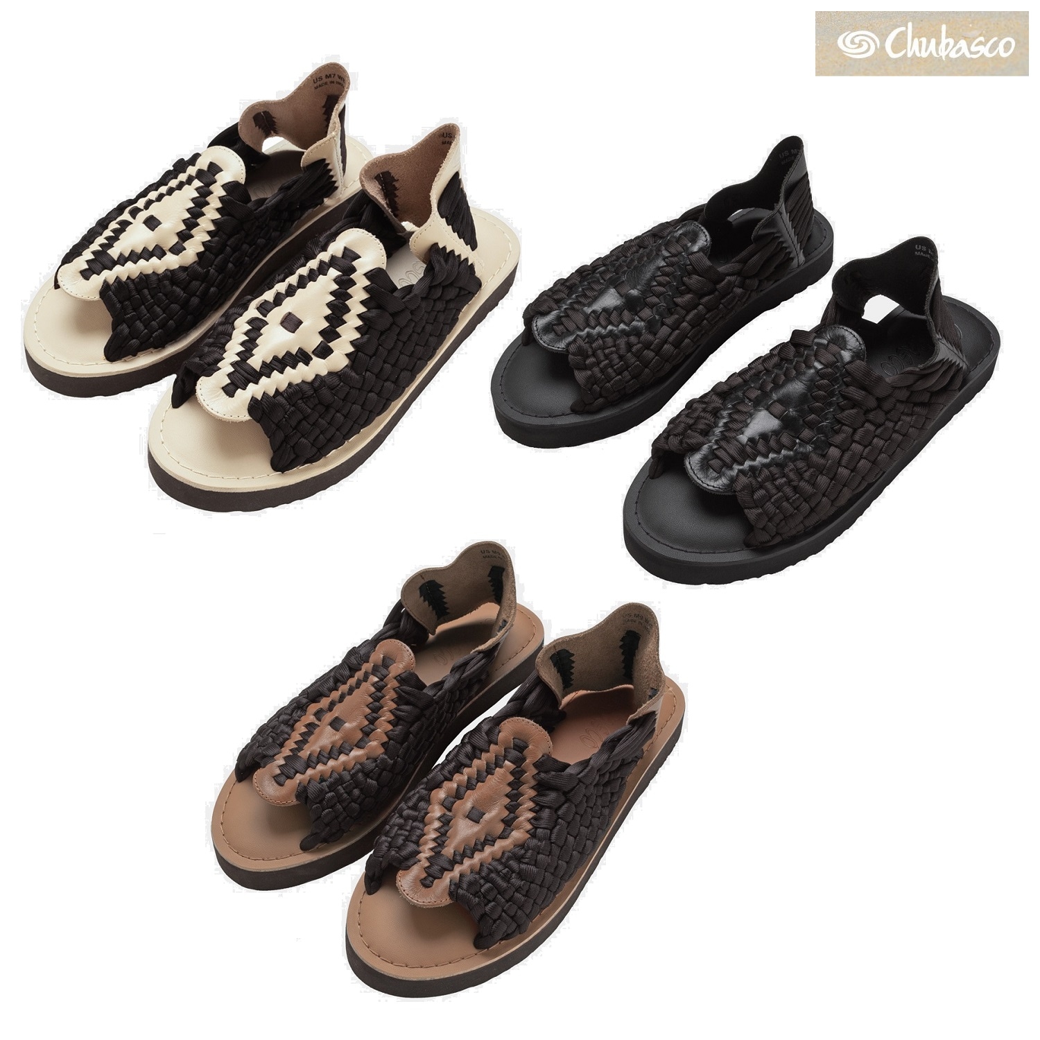CHUBASCO23S/S Aztec2 新商品 韓国人気 男女共用 韓国ファッション slide/Flip flop/slippers サンダル 夏の靴 韓国ファッション 出る ビーチシューズ 夏の
