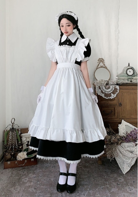 新人荷メイド服 超かわいいロリスーツ ロリワンピース cosplay服装 大人用 ワンピース