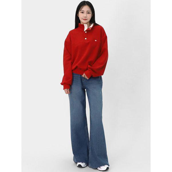 女性デニムパンツ ワイドストレート ブーツカット ロングデニム ストリートジーンズ LIN080_P405400546