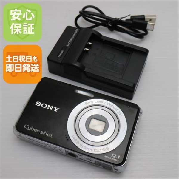 美品 Cyber-shot DSC-W190 ブラック SONY デジカメ 147