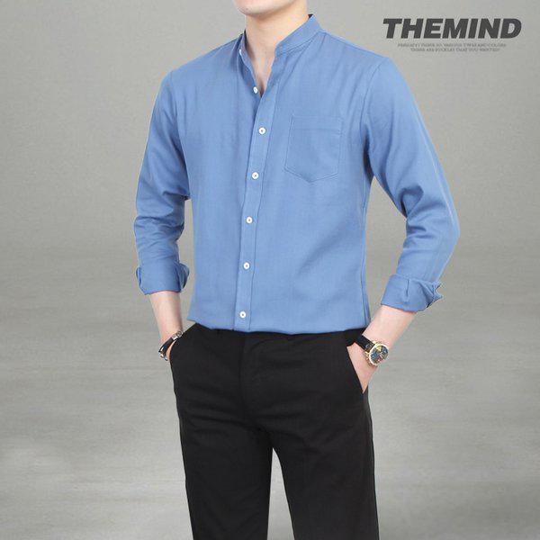 チャイナ無地シャツ 703NB02