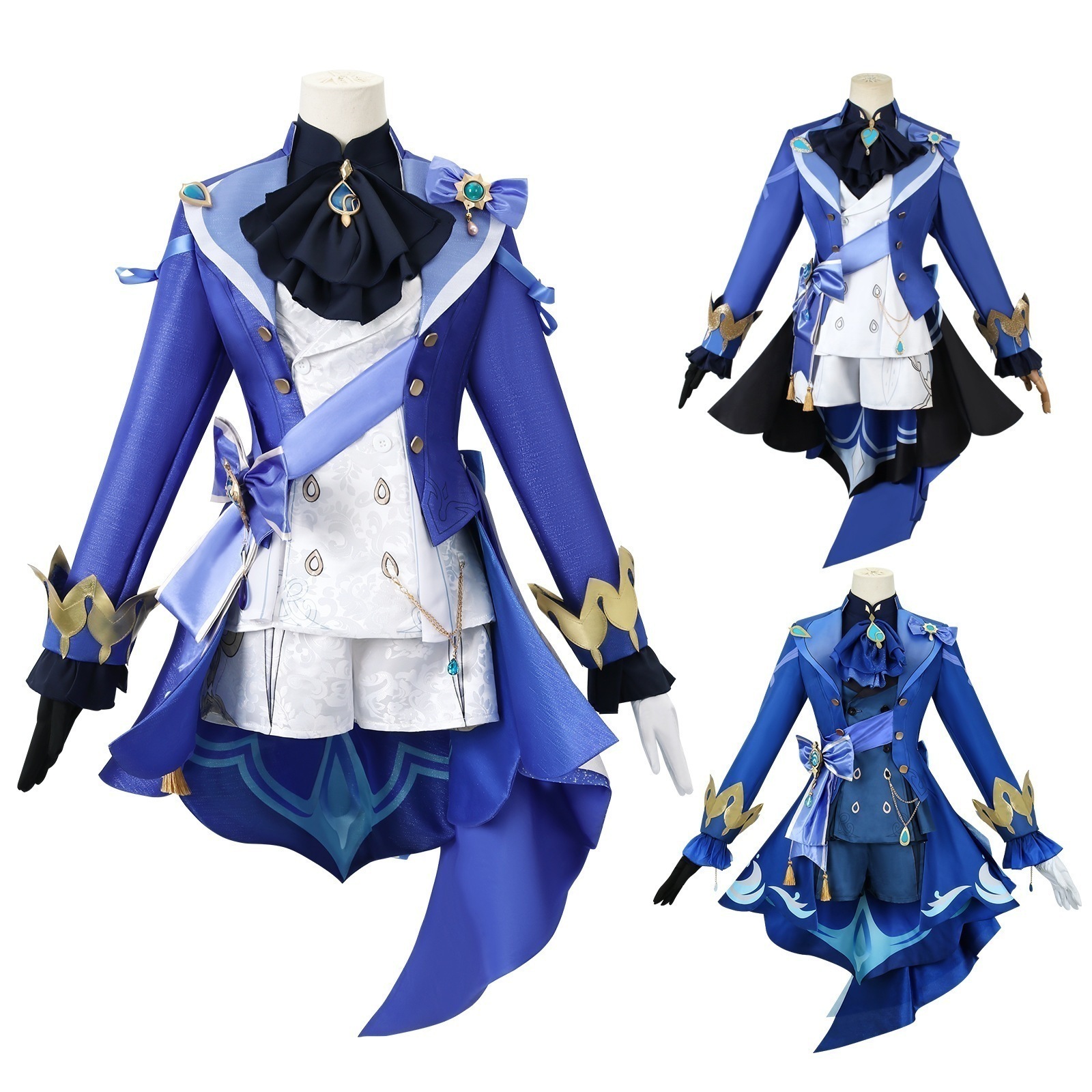 漫路人 原神コスプレ 水神フカルロス / フリーナ衣装 楓ダント地域キャラクターセット