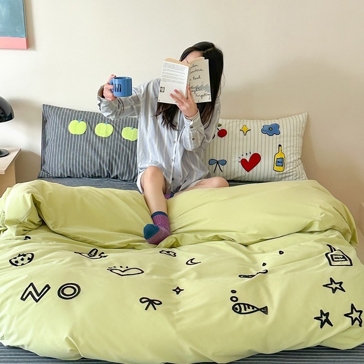 布団セット シングル 4点セット 3点セット 掛け布団 敷き布団 枕 まくら 洗える カラー リバーシブル シワになりにくい 掛布団カバー412