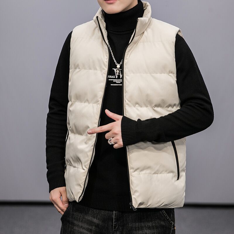 ベスト メンズ 中綿ベスト ダウンベスト スタンドカラー ジャケット コート ダウンジャケット アウター 秋冬 軽量 防寒 体型カバー 通勤 登山 5,273円