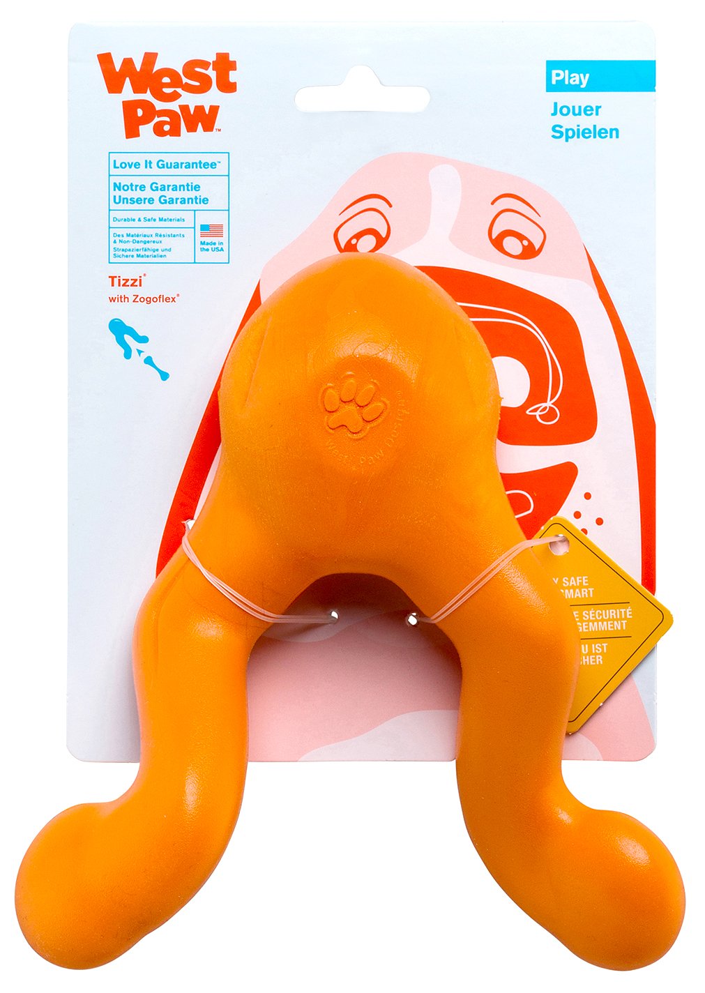 West Paw ゾゴフレックス ティジー 犬 おもちゃ ペット用品 投げるおもちゃ 犬の引っ張りっこのおもちゃ 犬用品 水に浮く 犬 おもちゃ 噛む ストレス解消 運動不足 家の破壊防止対策 いぬお