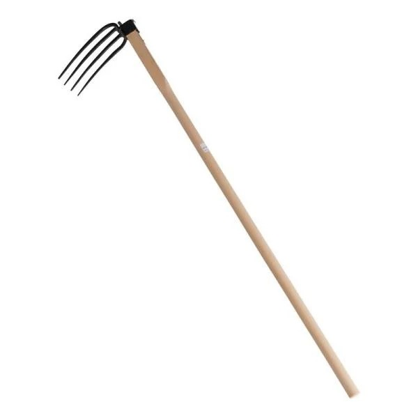 相田合同 堆肥万能鍬 ラミン4シャクエ 園芸道具 鍬 特殊鍬