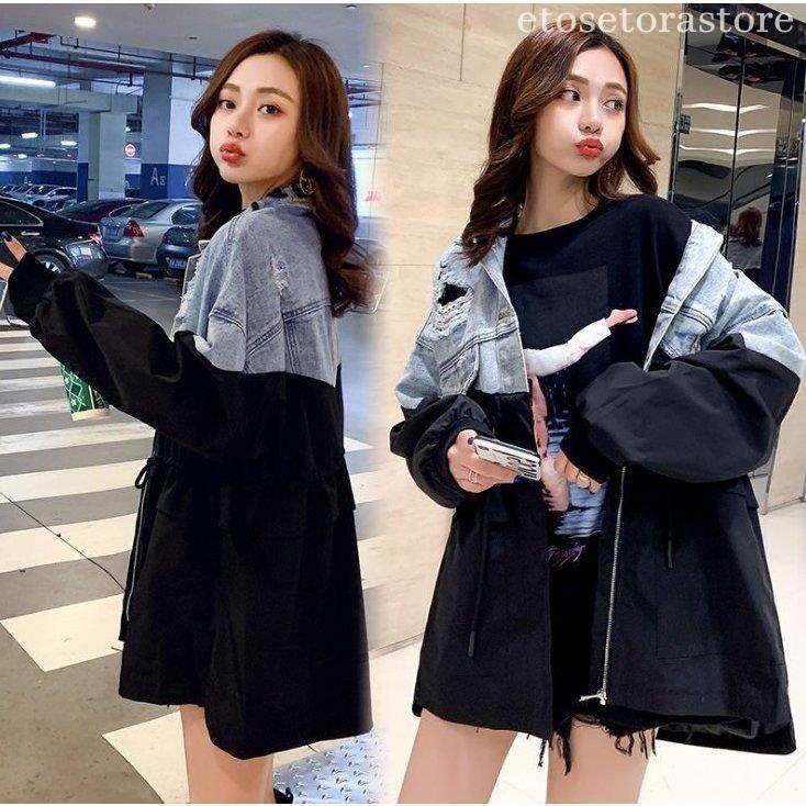 超人気トレンチコートスプリングコートトレンチジャケットレディース春秋オシャベルト切り替えダスターコート着痩せ韓国風通勤